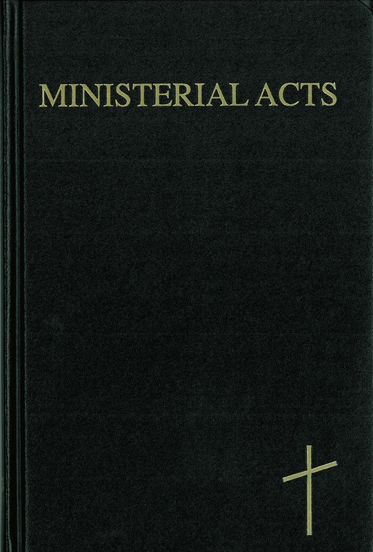 Ministerial Acts