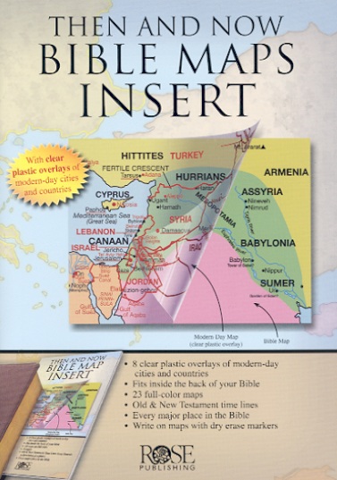 Then and Now Bible Maps Insert