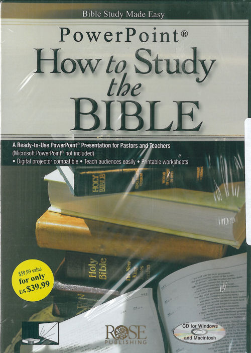 How to Study the Bible (PowerPoint)
