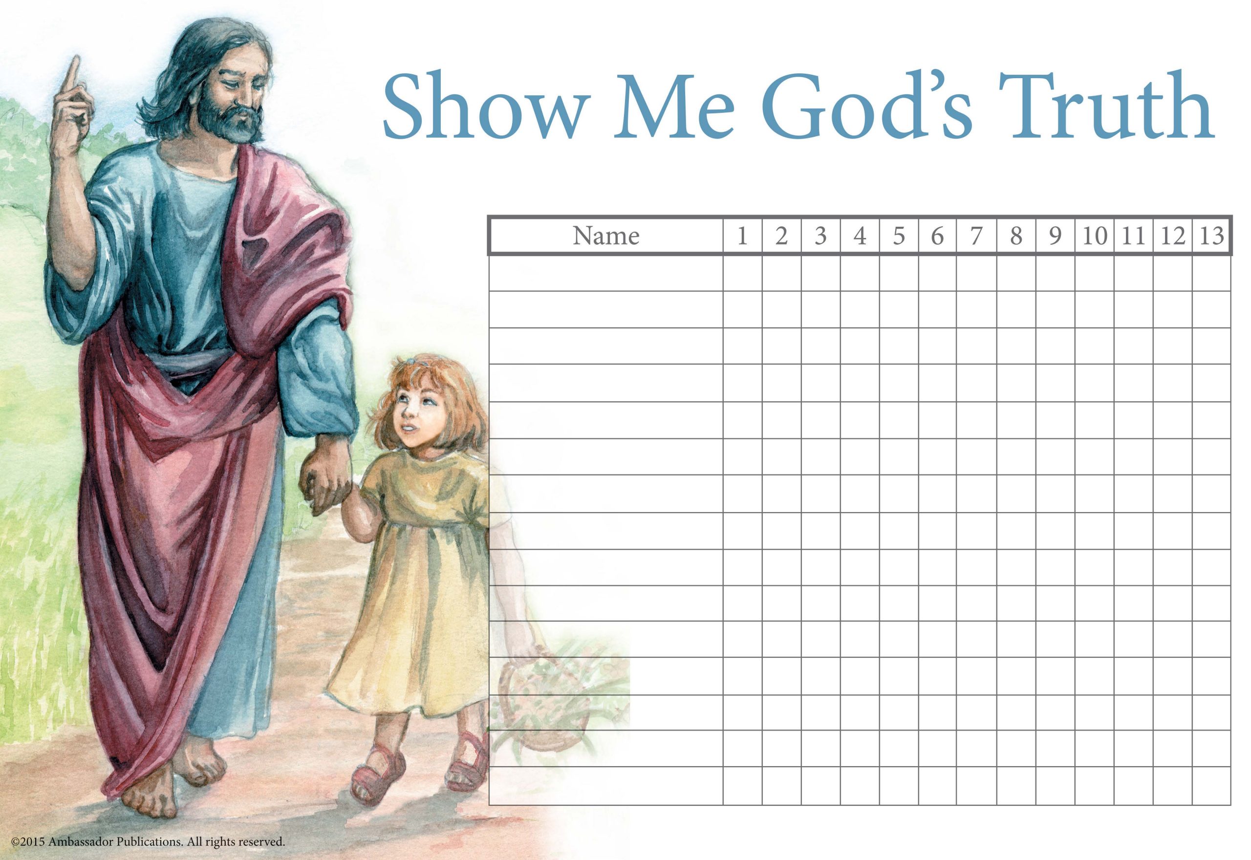Show Me God's Truth attendance chart