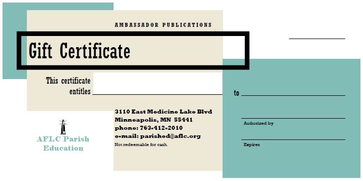Gift Certificate